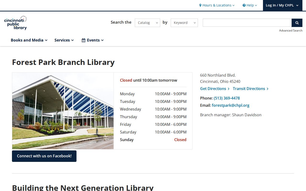 Forest Park city directory research at the Forest Park Branch Library